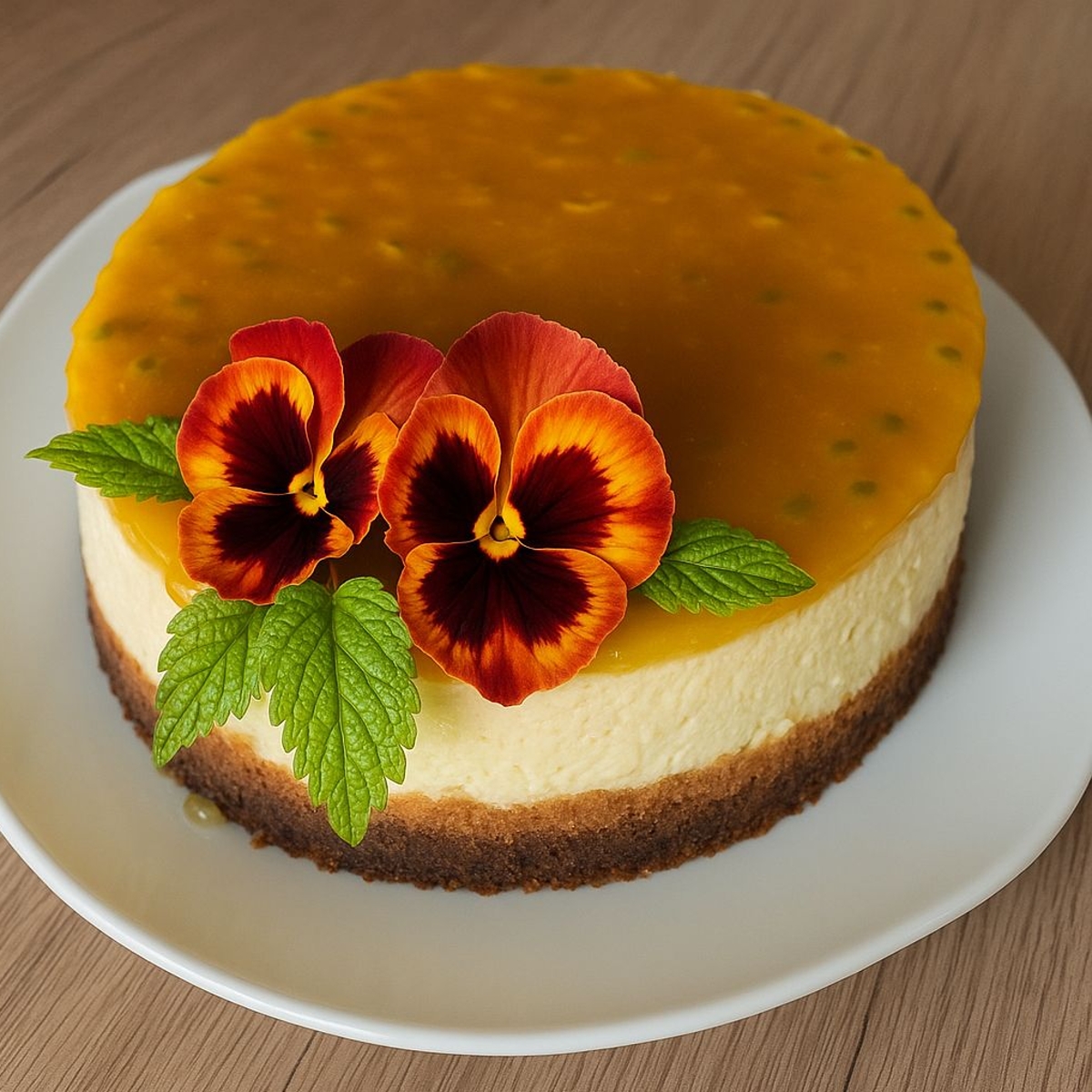 Cheesecake mango & marakuja