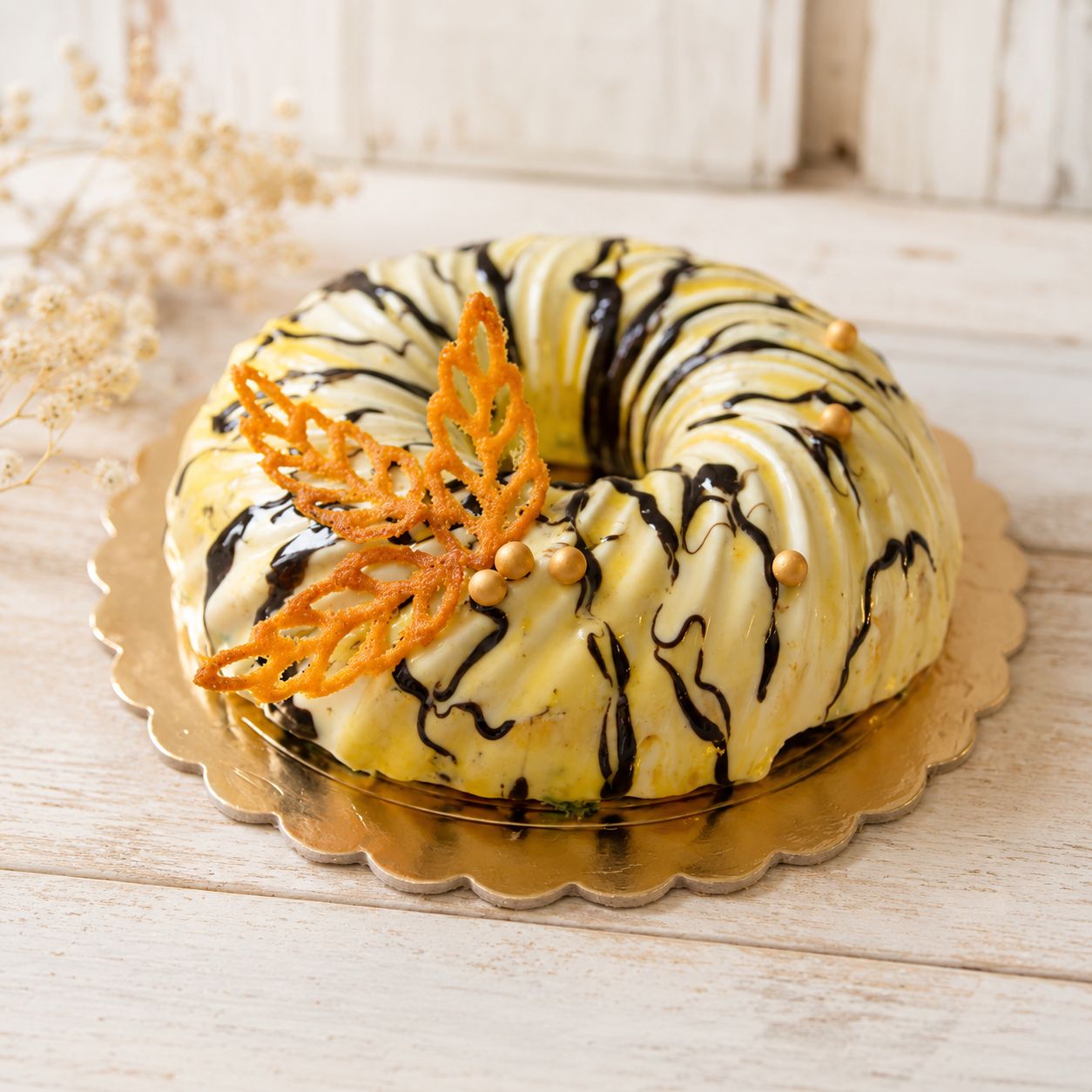 Entremet mango & broskev